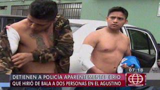 Policía que baleó a jóvenes en El Agustino habría estado ebrio