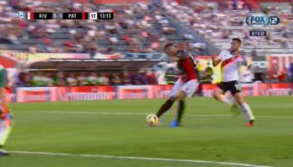 River Plate vs. Patronato EN VIVO vía FOX Sports 2: 'Millo' cae 1-0 de local con este gol de Ávalos | VIDEO. (Foto: Captura de pantalla)