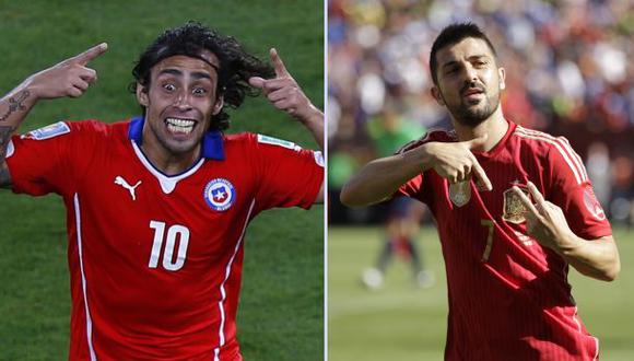 Chile y España se enfrentan hoy a las 2:00 p.m. (Fotos: AP)