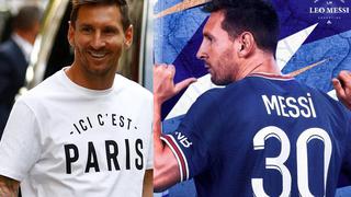 PSG sacó camisetas de Messi a la venta y están por agotarse