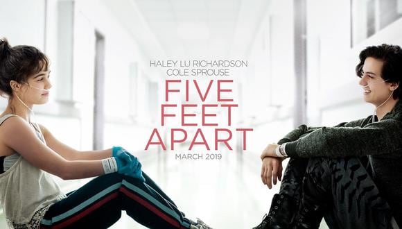 Cole Sprouse y Haley Lu Richardson son los protagonistas de "A dos metros de ti" (Foto: CBS Films)