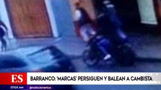 Barranco: ‘marcas’ balean a cambista durante asalto en Av. Grau