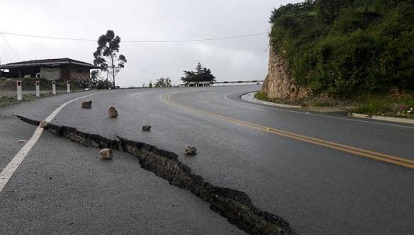 Vía Chota-Cajamarca quedó con tránsito restringido por lluvias