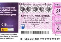 Lotería Nacional del sábado 25 de noviembre: comprobar números y décimos