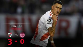 River Plate gana, gusta y golea ante Lanús por la Superliga Argentina