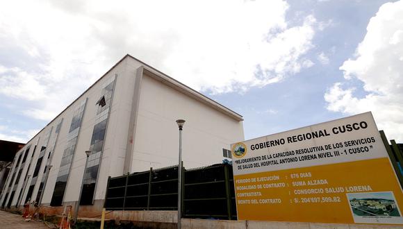 En la imagen, el Hospital Antonio Lorena de Cusco, cuya construcción se encuentra paralizada por su presunta vinculación con el Caso Lava Jato.