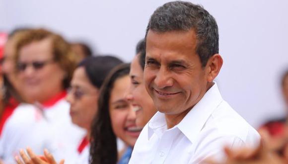 Ollanta Humala: aprobación del mandatario ascendió al 25%