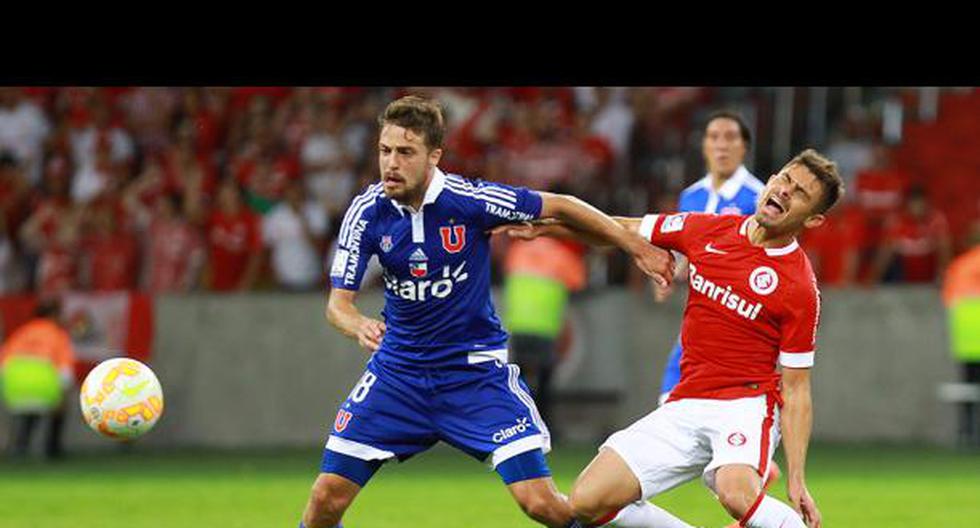 Universidad de Chile y Internacional se ven las caras por la Copa Libertadores. (Foto: EFE)