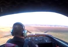 YouTube: aterradora experiencia de aviador cuando motor falla