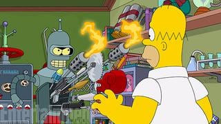 Primera imagen del 'crossover' de "Futurama" y "Los Simpson"