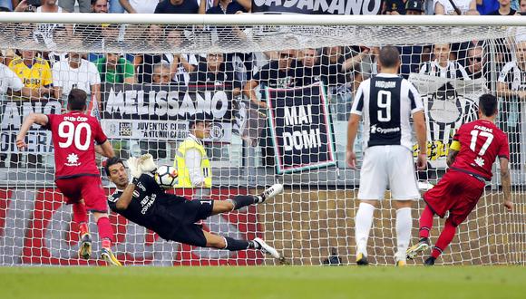 Gianluigi Buffon será recordado por muchos motivos. Aunque quizás este marque un antes y después en el fútbol italiano. (Foto: AFP)