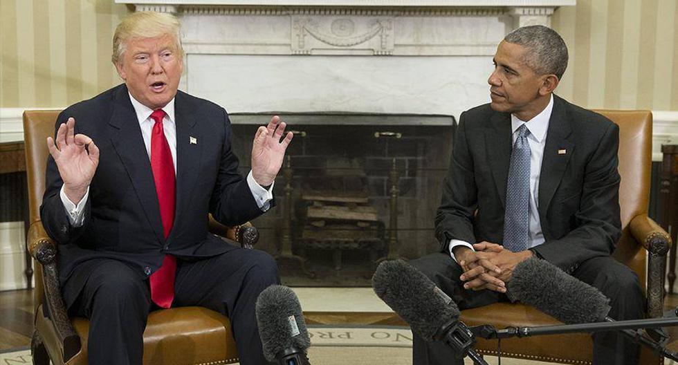 El a&uacute;n presidente de EEUU, Barack Obama calific&oacute; de &quot;cordiales&quot; las conversaciones con su sucesor, Donald Trump. (Foto: EFE)