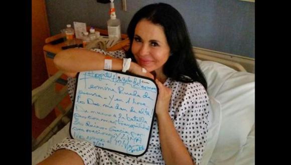 María Conchita Alonso mandó mensaje a seguidores peruanos