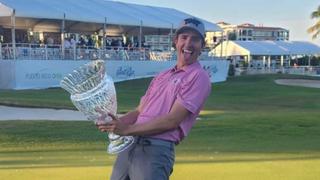 Golfista colombiano celebró como ‘Dibu’ Martínez tras ganar torneo en Puerto Rico