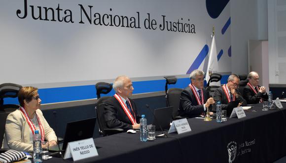 El actual pleno de la Junta Nacional de Justicia se encuentra próximo a cumplir el período de cinco años para el que fue nombrado. (Foto: JNJ)