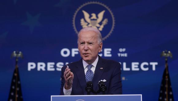 El presidente electo, Joe Biden, en conferencia de prensa, hoy, 22 de diciembre del 2020. REUTERS/Leah Millis