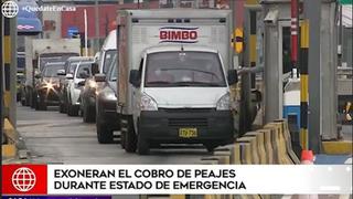 Coronavirus en Perú: concesiones viales exoneran de cobro de peaje a vehículos autorizados en estado de emergencia