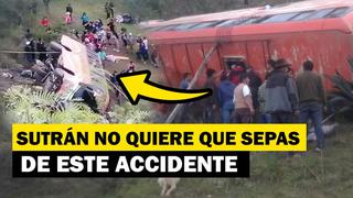 Bus sin SOAT que dejó 11 muertos pasaba 60 veces al mes por controles de Sutrán #NoTePases