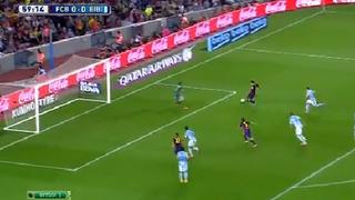 Pase gol de Messi, majestuosa definición de Xavi ante el Eibar