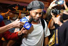 Las primeras palabras de Ronaldinho tras abandonar la prisión en Paraguay | VIDEO