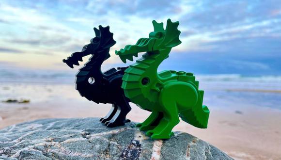 Los dragones verdes son unas de las piezas más raras de todas las que han aparecido en las playas de Cornualles. (TRACY WILLIAMS).