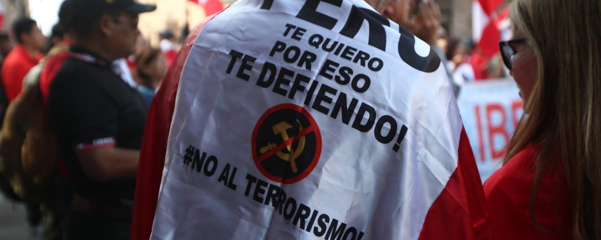 Así fue la marcha contra el gobierno de Pedro Castillo este domingo
