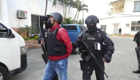 Leandro Norero era uno de los criminales más peligrosos de Ecuador. (POLICÍA DE ECUADOR).