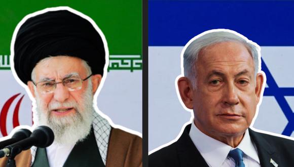 El líder supremo de Irán, Alí Jamenei, (izquierda) y el primer ministro de Israel, Benjamín Netanyahu. (Getty Images).