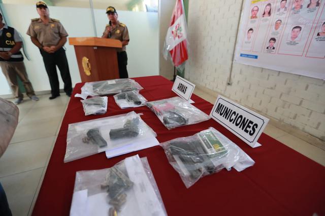 Megaoperación en Chimbote. Materiales incautados. (Foto: Lino Chipana)