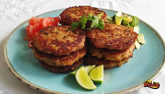 Receta de torrejas de atún de Colette Olaechea. (Foto: Cortesía)