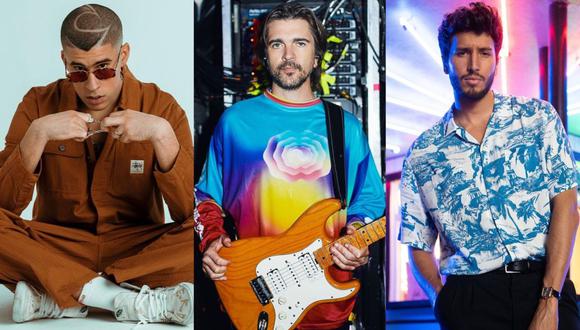Bad Bunny, Juanes y Sebastián Yatra actuarán en los Latin Grammy 2019. (Foto: Instagram)