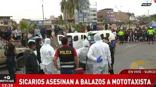 Surco: asesinan de 12 balazos a extranjera en el interior de su mototaxi