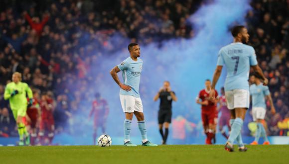 Manchester City cayó 2-1 ante el Liverpool y quedó eliminado de la Champions League. (Foto: AFP)