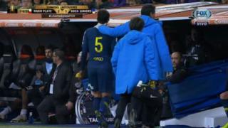 “¡Me rompí el tendón!” Gagó se lesionó, se molestó y dejó a Boca Juniors con 9 jugadores [VIDEO]