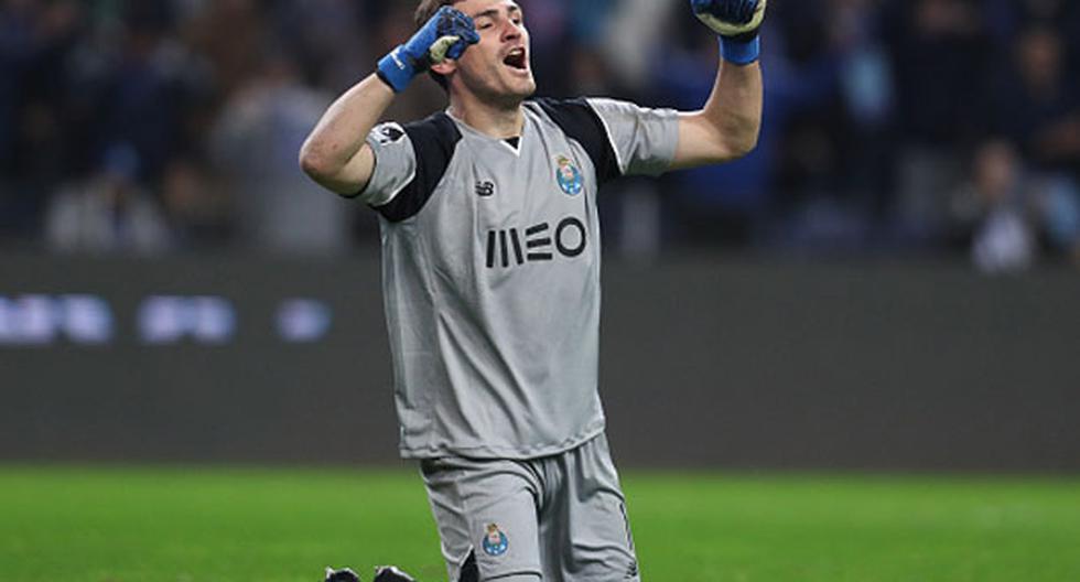 Iker Casillas fue protagonista para la victoria del Oporto | Foto: Getty