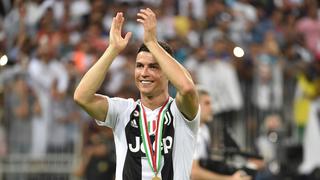 Cristiano Ronaldo y el sorprendente número de títulos que alcanzó tras ganar la Supercopa de Italia
