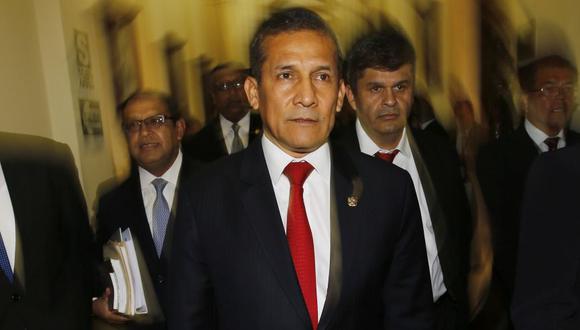 Ollanta Humala está siendo investigado por el Ministerio Público tras la difusión de nuevos audios que revelan la compra de testigos del caso Madre Mía. (Archivo El Comercio)