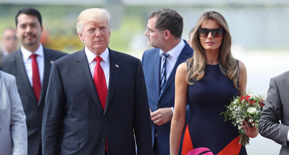 Melania Trump acompaña a su esposo Donald Trump quien asiste a la cumbre del G20. Como pareja de uno de los líderes también asistirá a reuniones. (Foto: Getty Images)
