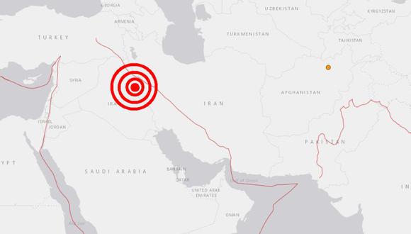 Irán | Potente terremoto de magnitud 6,3 deja más de 200 heridos. (Captura)