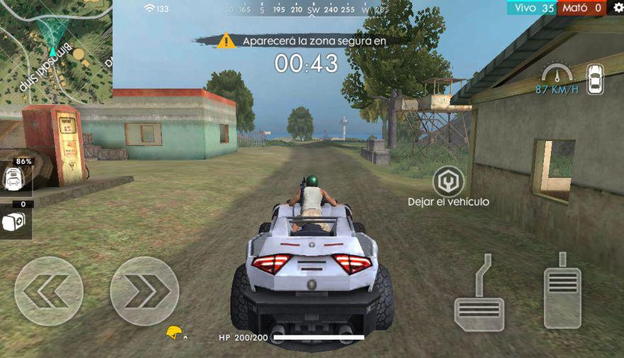 Los vehículos te ayudarán a transportarte más rápido. También puedes valerte de ellos para escapar o aplastar a tus contrincantes.