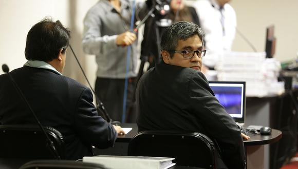 El fiscal José Domingo Pérez solicitó a Richard Concepción Carhuancho que se detenga preliminarmente a Keiko Fujimori. (Foto: Anthony Niño de Guzmán / El Comercio)
