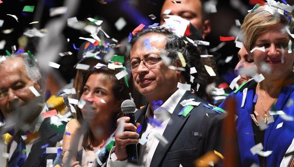 Gustavo Petro es el primer presidente de izquierda elegido en la historia reciente de Colombia. (GETTY IMAGES).