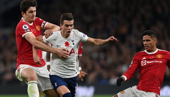 Manchester United enfrentó a Tottenham por la Premier League | Foto: AFP