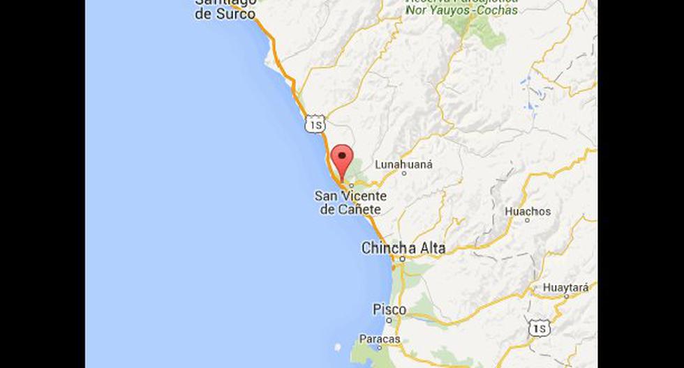Lima: Temblor de 3,6 grados se registró en San Vicente de Cañete. (Foto: IGP)