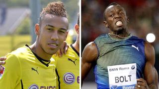 El delantero de Borussia Dortmund que es más rápido que Usain Bolt
