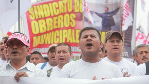 Día del Trabajo: así fue marcha de la CGTP en Plaza Dos de Mayo - 1