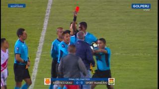 Sport Huancayo vs. Atlético Grau: Wilmar Valencia fue expulsado tras airado reclamo al árbitro en Copa Bicentenario [VIDEO]