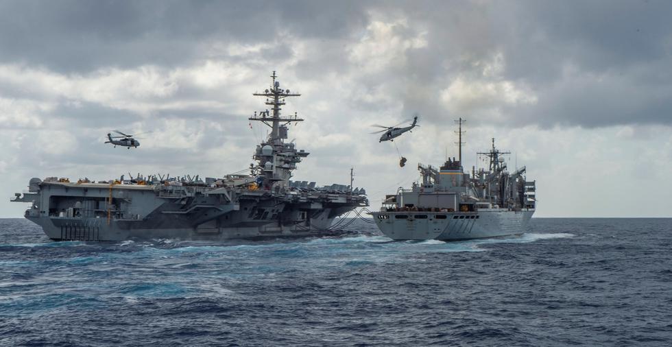 El 5 de mayo, Estados Unidos anunció el despliegue en el Golfo del portaaviones "Abraham Lincoln" y de bombarderos B-52, citando una "amenaza" de Irán, que, según afirma, ha "cargado misiles en barcos tradicionales". (EFE).