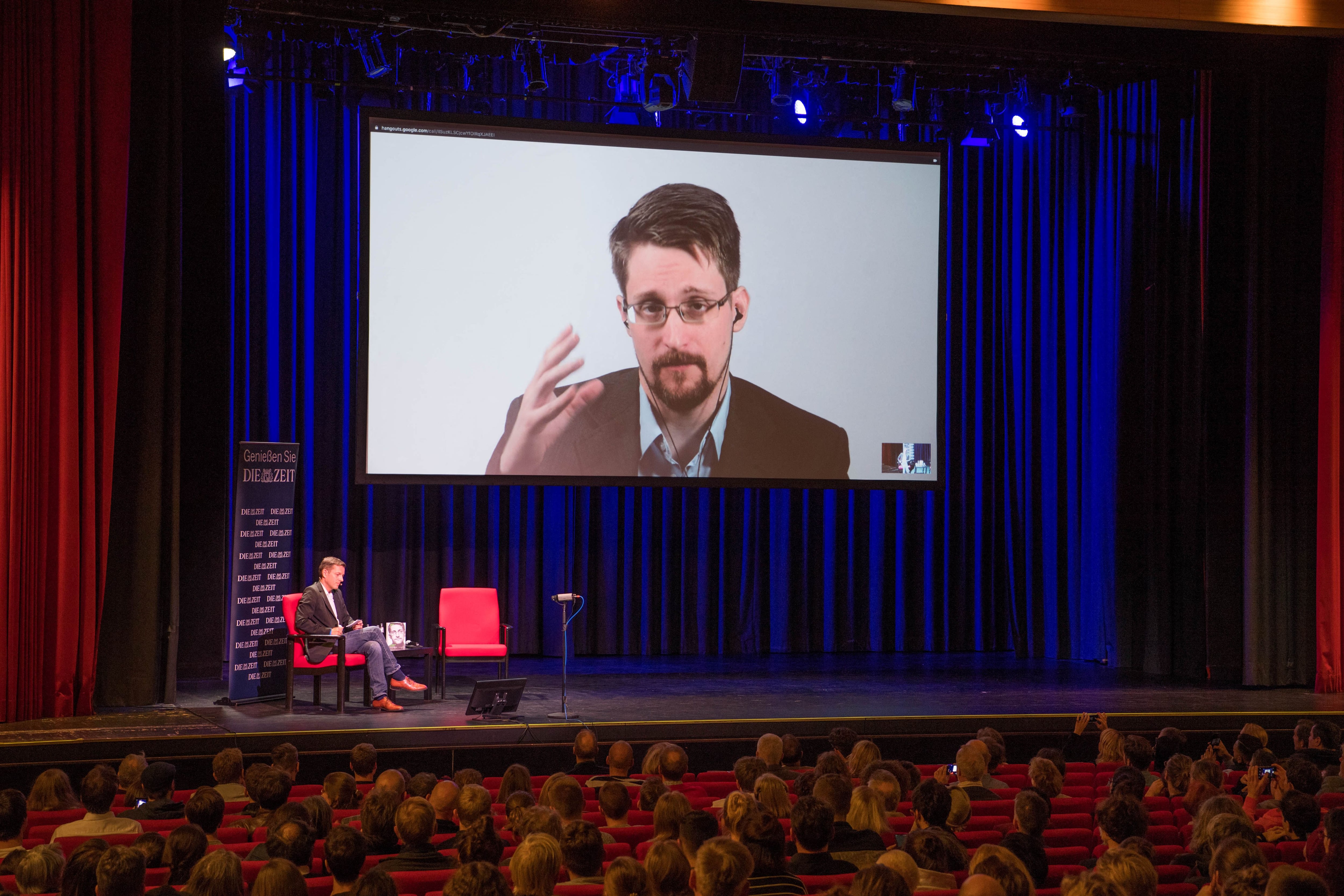 Snowden has participated in several security conferences.  (Photo: AFP)
