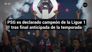 PSG es declarado campeón de la Ligue 1 tras final anticipada de la temporada
